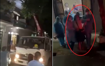 Người phụ nữ cố thủ trên tầng 3 không chịu đi cách ly bị phạt 10 triệu đồng