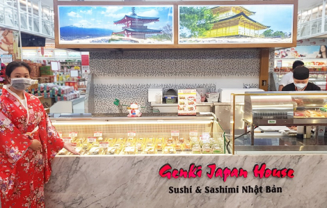 Satramart siêu thị Sài Gòn đưa vào hoạt động quầy sushi tự chọn