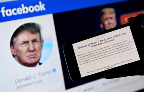 Facebook khóa tài khoản của cựu Tổng thống Mỹ Donald Trump trong 2 năm