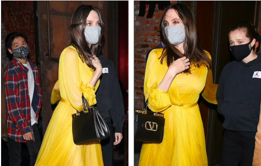 Angelina Jolie xinh đẹp đón tuổi 46 bên cạnh các con