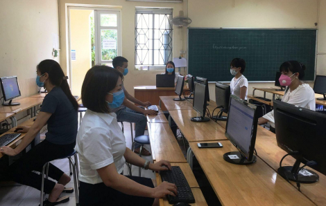 Tuyển sinh lớp 10 tại Hà Nội: Thí sinh làm thủ tục dự thi bằng hình thức trực tuyến