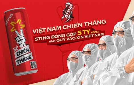 Suntory PepsiCo Việt Nam và nhãn hàng Sting đóng góp 5 tỷ đồng vào Quỹ Vắc-xin phòng, chống COVID-19 Việt Nam