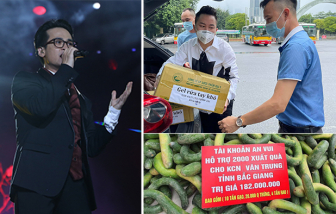 Hà Anh Tuấn góp 25 tấn gạo và các nghệ sĩ chung tay cùng cộng đồng