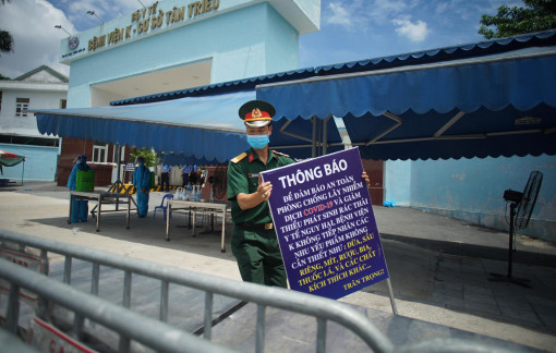 Gỡ phong tỏa Bệnh viện K cơ sở Tân Triều từ 12g trưa 14/6