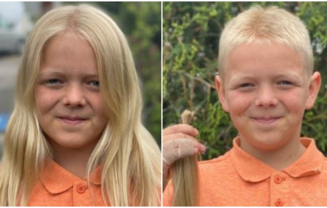 Cậu bé 11 tuổi nuôi tóc suốt 2 năm không cắt để làm từ thiện