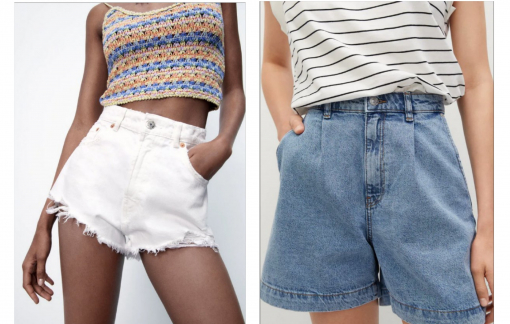 Những mẫu quần short denim được yêu thích nhất năm 2021