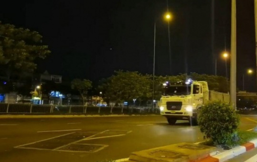Xác minh vụ đoàn xe ben vượt đèn đỏ, “phóng như bay” trên đại lộ Võ Văn Kiệt
