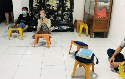 Tiền Giang: 7 người “luyện” chuyển pháp luân ngay trong vùng có dịch