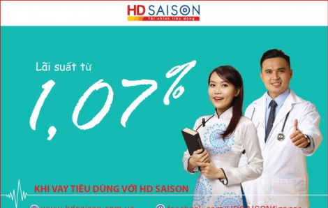 HD SAISON tiếp tục gói vay lãi suất thấp dành cho nhân viên y tế và giáo dục