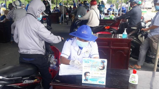 Vĩnh Long phát hiện ca nhiễm COVID-19 ở chốt kiểm soát dịch