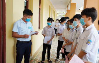 Bộ GD-ĐT đề nghị các Sở GD-ĐT tiếp nhận thí sinh chuyển địa điểm thi vì dịch