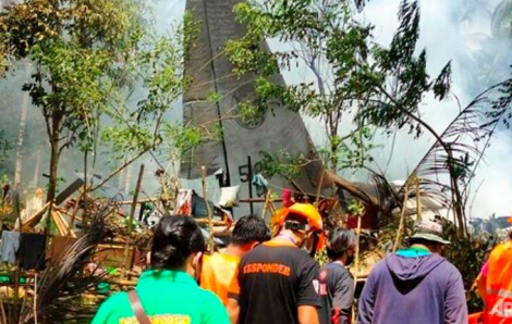 Ít nhất 50 người thiệt mạng trong vụ rơi máy bay tại Philippines