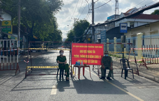 Phong tỏa tạm thời hơn 10 tổ dân phố ở phường Long Thạnh Mỹ với 4.532 nhân khẩu