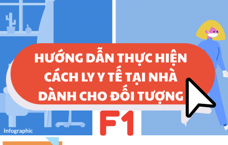 Hướng dẫn thực hiện cách ly y tế tại nhà dành cho đối tượng F1