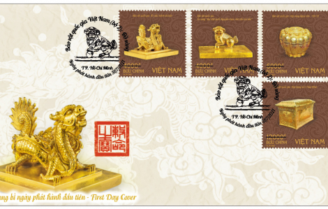 Chiêm ngưỡng bộ tem bảo vật quốc gia về thời Trần, Nguyễn và Phật giáo