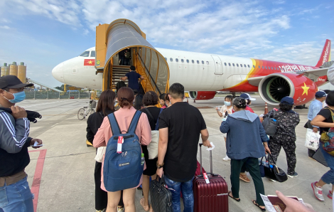 Giám sát chặt chẽ các chuyến bay từ phía Nam về Hà Nội