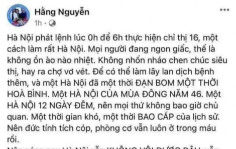 Sở TTTT TPHCM mời chủ Facebook “Hằng Nguyễn” làm việc về nội dung phân biệt vùng miền