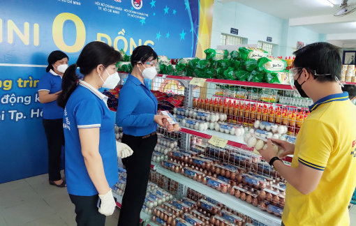 1.000 phiếu mua hàng ở "Siêu thị mini 0 đồng" sẽ đến với người dân khó khăn phường 19 và 21, quận Bình Thạnh