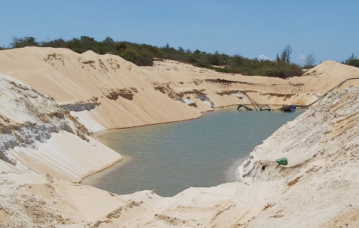 Dự án của Free Land ở Bà Rịa - Vũng Tàu chưa duyệt quy hoạch vì khai thác cát trái phép