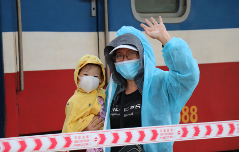376 công dân Thừa Thiên - Huế từ TPHCM về quê an toàn trên chuyến tàu 0 đồng