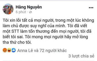 Chủ Facebook Hằng Nguyễn bị xử phạt 5 triệu đồng