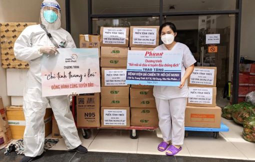 Chương trình “Kết nối sẻ chia vì tuyến đầu chống dịch” - Đã tiếp sức cho 35 bệnh viện, 
khu cách ly và trung tâm y tế