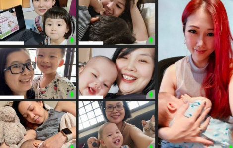 Singapore lập kỷ lục số bà mẹ cho con bú trực tuyến cùng lúc