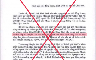 Bình Định bác thông tin tổ chức 50 chuyến xe đón người dân về quê, Quảng Ngãi hỗ trợ phí cho ngư dân