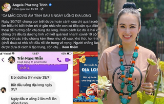 Angela Phương Trinh quảng cáo "nuốt giun đất trị COVID-19": Cơ quan nào sẽ xử lý?