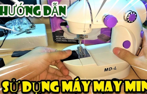 HapoGreen hướng dẫn cách sử dụng máy may mini đúng chuẩn
