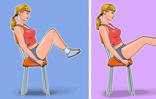 10 phút mỗi ngày với ghế ngồi để đốt cháy mỡ bụng