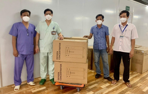Bệnh viện Hữu nghị Việt - Đức tặng 645 máy tạo oxy cho TPHCM