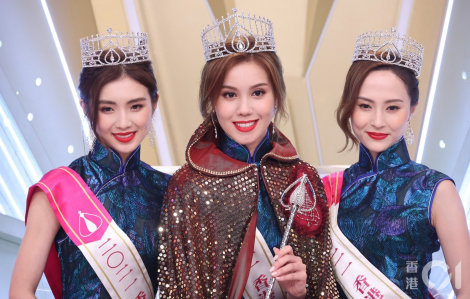 Tân Hoa hậu Hồng Kông lại gây tranh cãi về nhan sắc