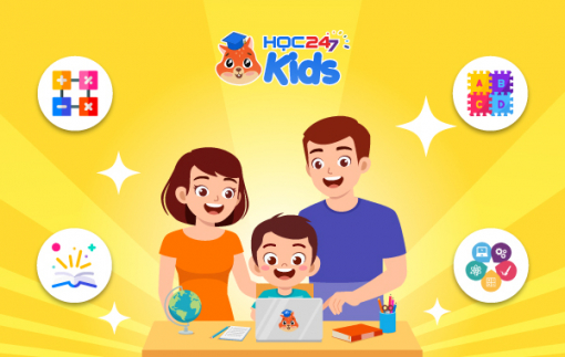 HOC247 Kids đồng hành cùng học sinh TPHCM học online miễn phí