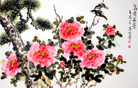 Vĩnh biệt họa sĩ Trương Hán Minh: Hoa mẫu đơn sẽ còn ngát hương dài lâu