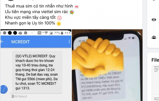 Coi chừng ôm nợ vì bán, cho thuê sim điện thoại