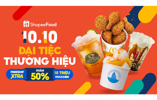 ShopeeFood tăng cường hỗ trợ đối tác và người dùng qua sự kiện 10.10