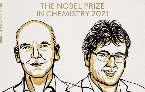 Giải Nobel Hóa học 2021 thuộc về hai nhà khoa học từ Mỹ và Đức