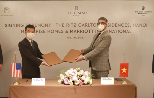 Masterise Homes và Marriott International hợp tác mang Khu căn hộ hàng hiệu Ritz-Carlton đến Hà Nội