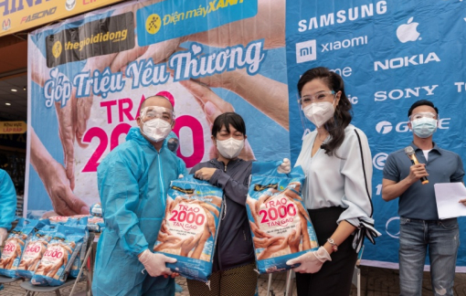 Trao gạo trên 23 tỉnh thành phía Nam, Thế Giới Di Động và Điện máy Xanh san sẻ khó khăn cho bà con giữa mùa dịch