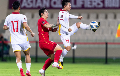 Đội tuyển Việt Nam không tạo được bất ngờ trước Trung Quốc