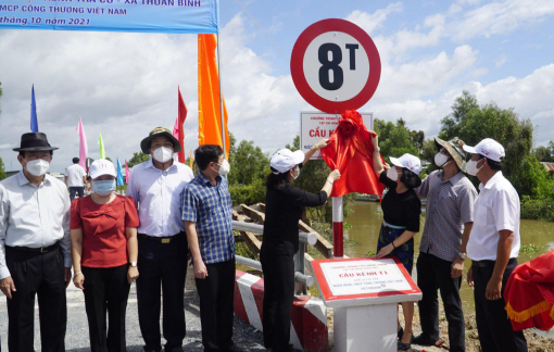 Khánh thành 15 công trình giao thông nông thôn tại vùng biên giới Long An