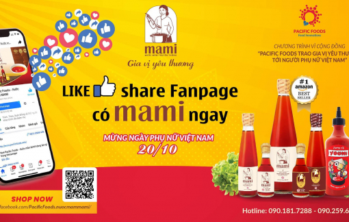 Pacific Foods tặng gia vị cho người dùng nhân ngày Phụ nữ Việt Nam