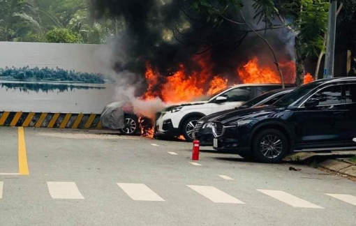 Chồng đốt xe tình địch vì ghen tuông