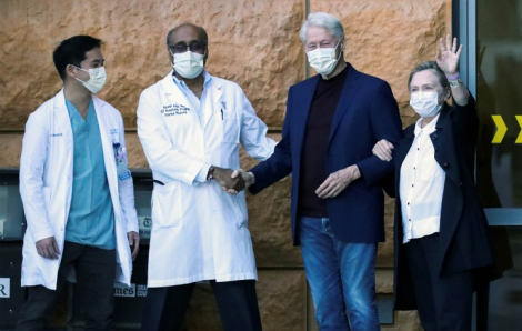 Cựu Tổng thống Bill Clinton xuất viện sau 5 ngày bệnh nhiễm trùng