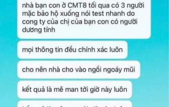 Không phát hiện vụ giả nhân viên y tế vào nhà test COVID-19 để gây mê chiếm đoạt tài sản