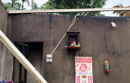 Quảng Ngãi: Mưa chưa dứt, hàng chục ngôi nhà lại hứng chịu lốc xoáy