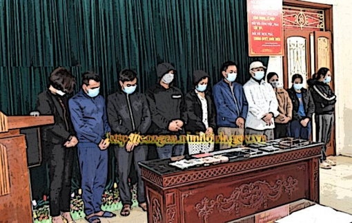 Triệt phá đường dây cờ bạc gồm nhiều doanh nhân và cán bộ công chức