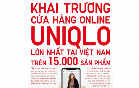 UNIQLO chính thức khai trương cửa hàng online vào ngày 5/11