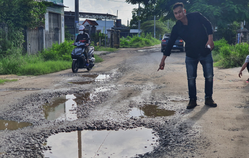 Quảng Nam: Xe làm dự án bất động sản "phá" đường, dân lãnh đủ